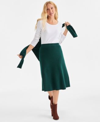Style & Co - Women's Ribbed Midi Skirt
