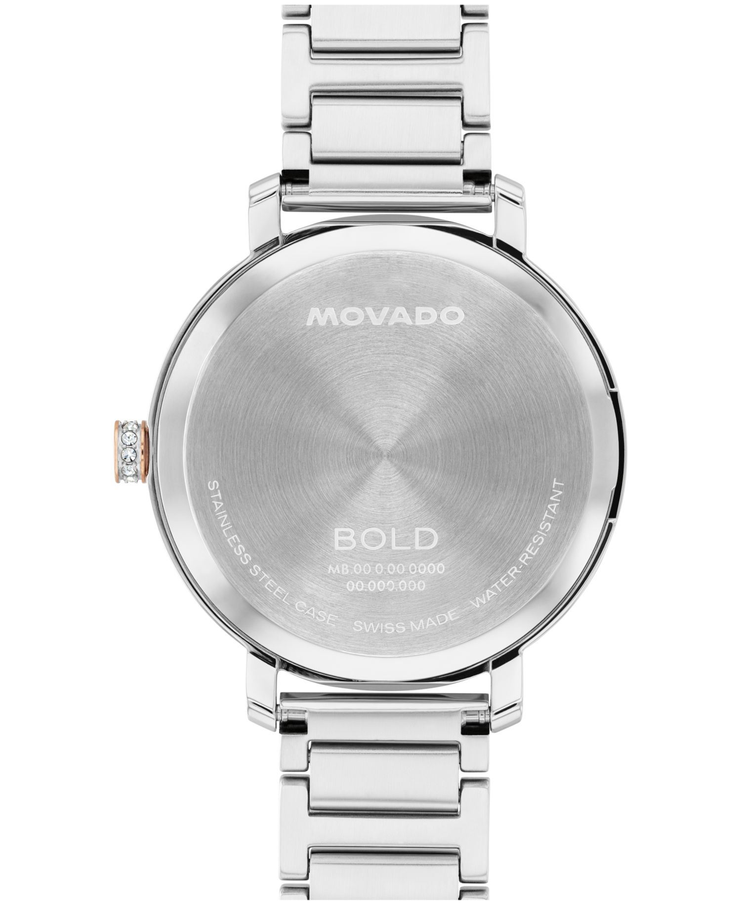 Women's Bold Evolution 2.0 Swiss Quartz Light Rose Gold Steel Watch, 34mm