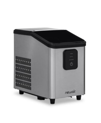 26 lbs. Mini Ice Maker Countertop, Portable Ice Machine in Stainless Steel