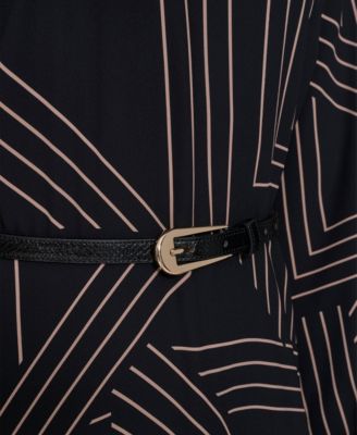 Women's Printed Asymmetric Dress