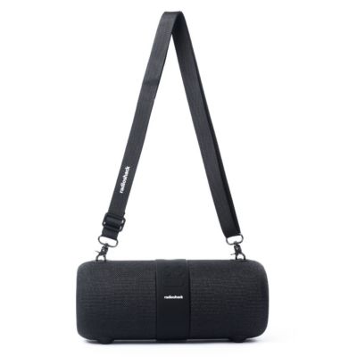 Portable Bluetooth Speaker 14W IPX6 in Rugged Style with RGB Lights FM Radio and TWS for Pairing Black