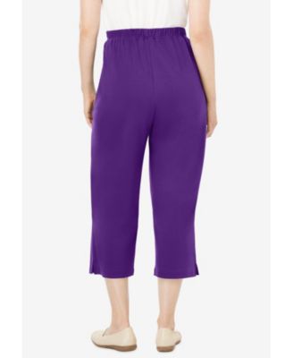 Plus Size 7-Day Knit Capri