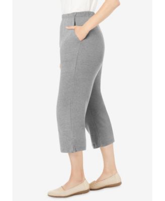 Plus Size 7-Day Knit Capri