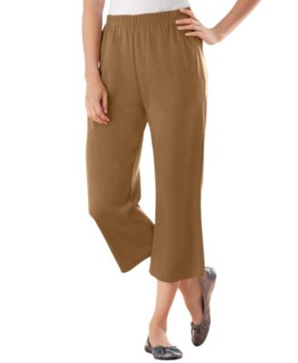 Plus Size 7-Day Knit Capri