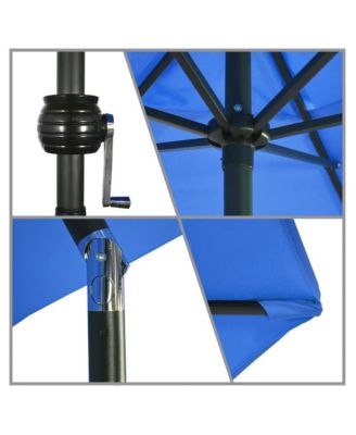 9-Foot Steel Market Patio Umbrella