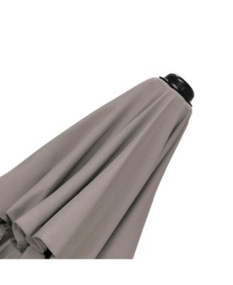 9-Foot Steel Market Patio Umbrella
