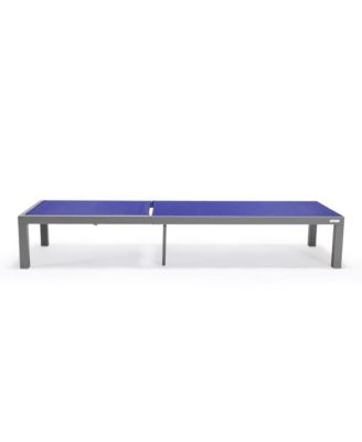 Marlin Patio Chaise Lounge Chair With Grey Aluminum Frame