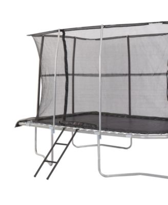 7ft x 10ft Rectangular Trampoline with Patented Safety Enclosure, Heavy-Duty Frame, and Powder-Coated Ladder