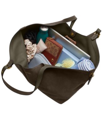 Gramercy Medium Suede Tote Bag