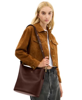 Bleecker Large Leather Bucket Bag 