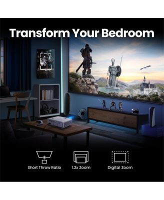 X500i 4K UHD HDR 4LED Short Throw DLP Gaming Projector