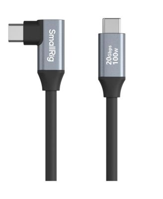 23.6" 100W USB-C to USB-C Right Angle Data Cable