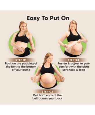 2 in 1 Pregnancy Belly Support Band, Maternity Belt, Pregnancy Must Haves Baby Belly Bands