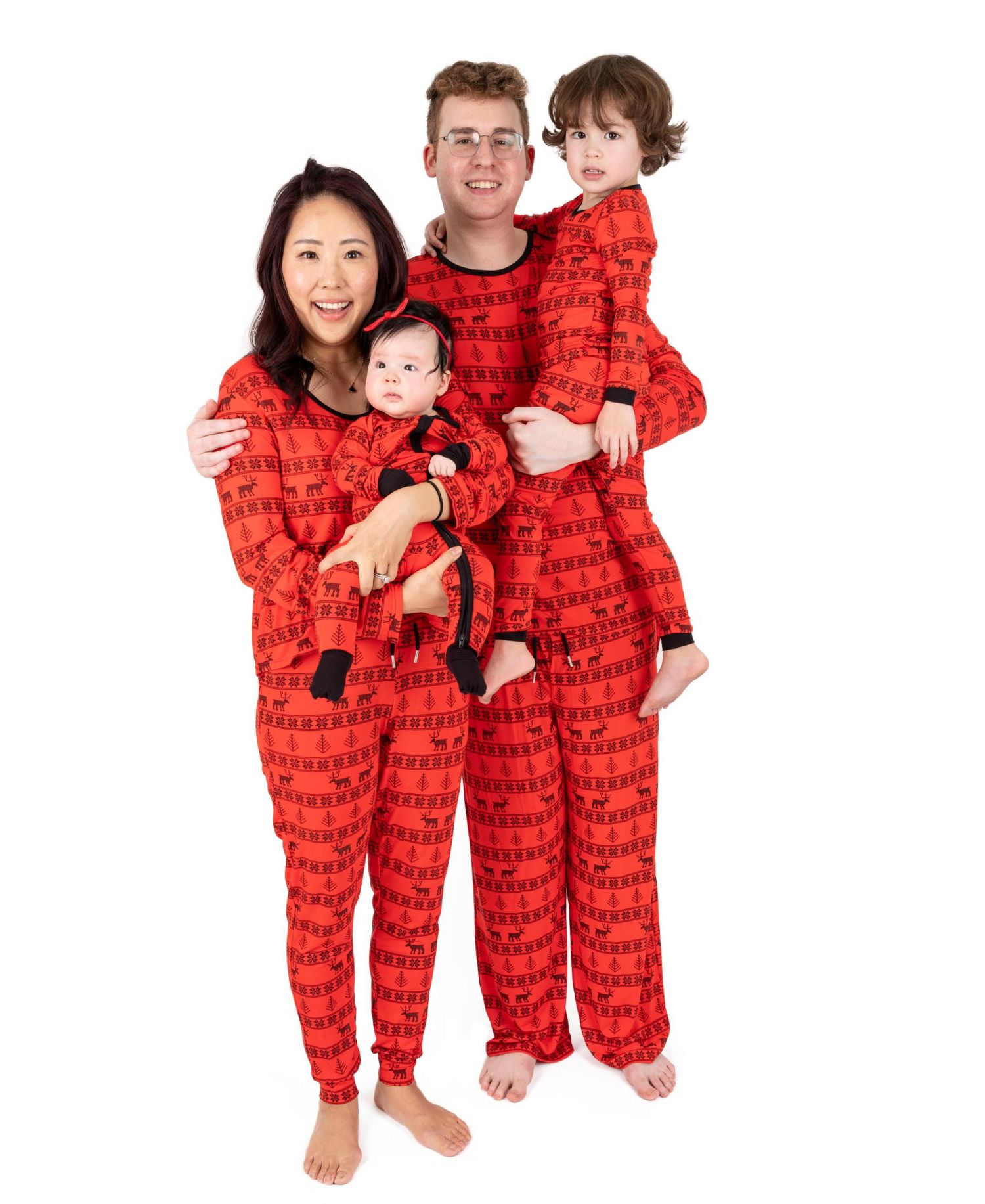 Baby One Piece Viscose from Bamboo Holiday Pajamas