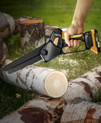 Cordless 8-Inch Mini Chainsaw with Brushless Motor, 20V Battery, Auto-Oiling, and Safety Lock