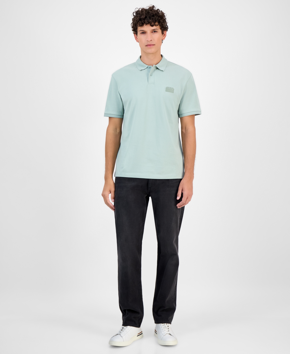 Hugo Boss Hugo By  Men's Delastolo Polo In Green