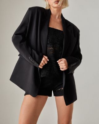 Women's Bandeau Lace Tailored Top