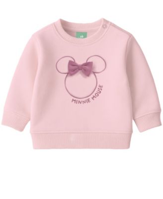Baby Girls' Minnie Mouse Sweatshirt, T-Shirt and Pants, 3-Piece Set