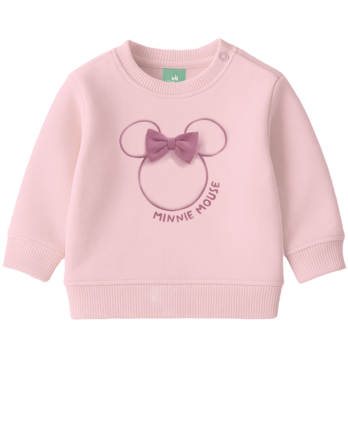 Disney Baby Girls 3-piece Minnie Mouse Sweatshirt, T-shirt And Pants Set In Pink