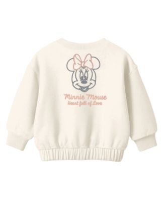 Baby Girls' Minnie Mouse Sweatshirt and Pants, 2-Piece Set