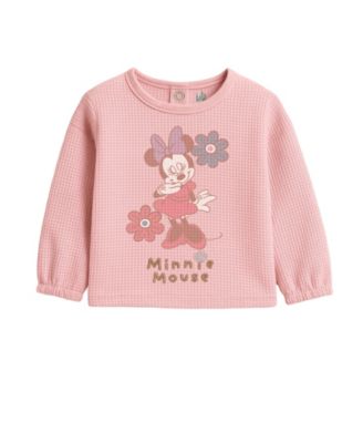Baby Girls' Minnie Mouse Sweatshirt, T-Shirt and Pants, 3-Piece Set