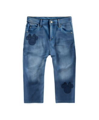 Baby Girls' Minnie Top and Denim Pants, 2-Piece Set