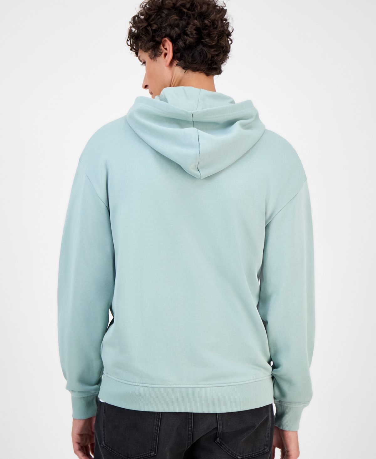 Hugo Boss Hugo By  Men's Delastomer Full Zip Hoodie In Blue