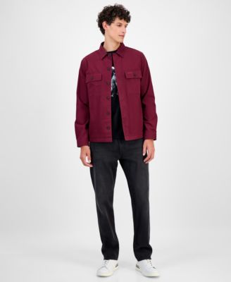 Men's Cotton Twill Oversized Shirt