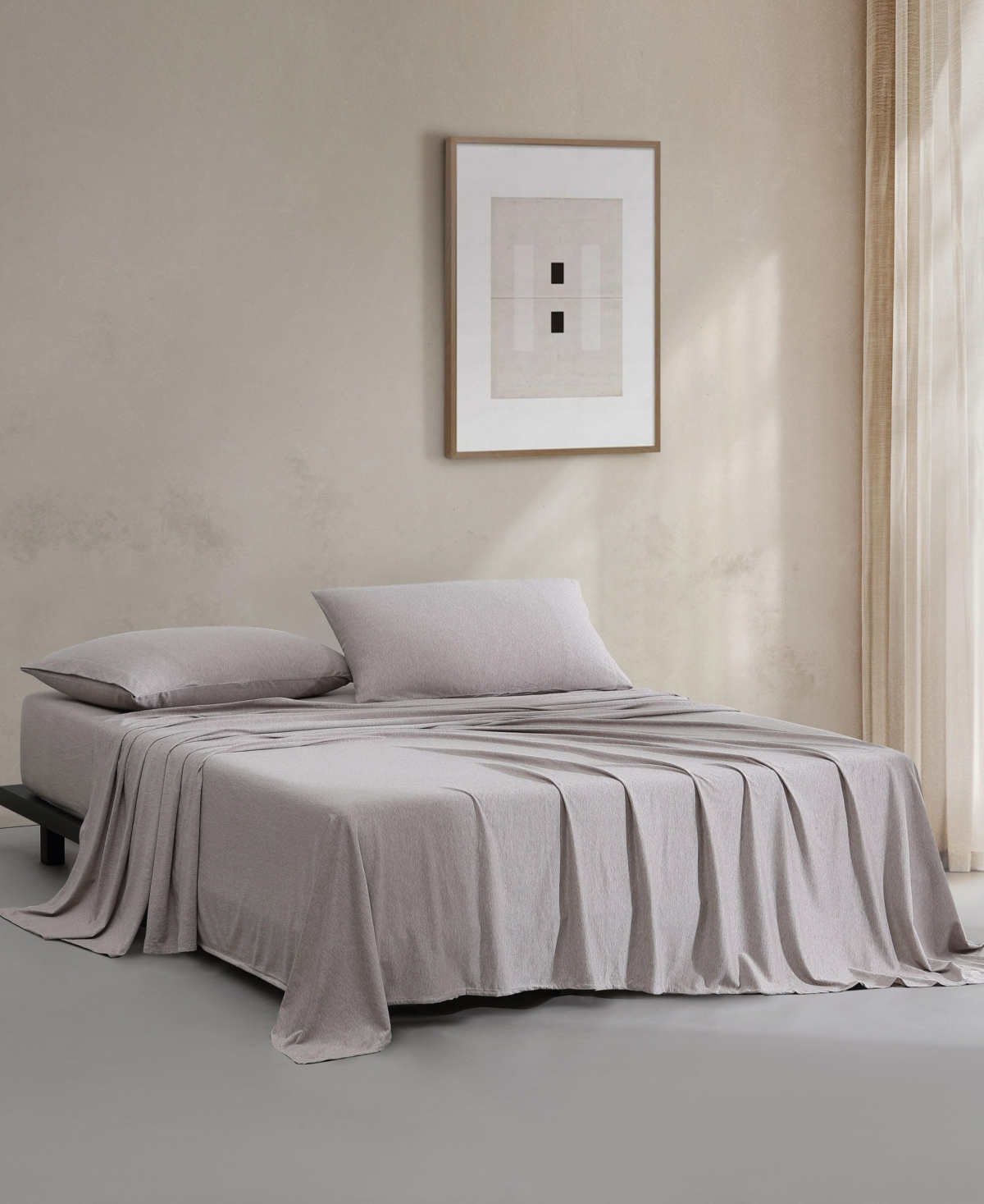 Calvin Klein Modern Cotton Melange Tencel Jersey 3-pc. Sheet Set, Twin In Multi