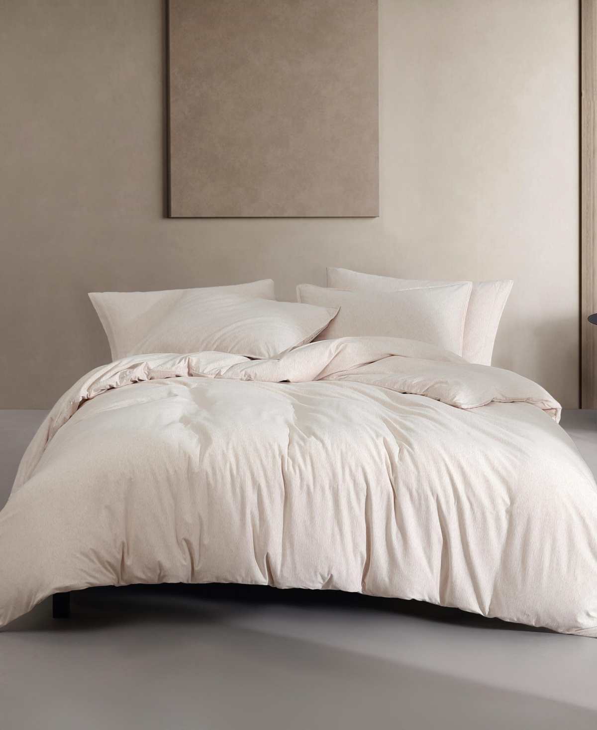 Calvin Klein Modern Cotton Melange Jersey 2-pc. Comforter Set, Twin Xl In Pink