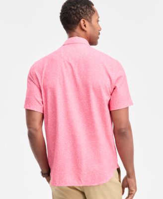 Men's Coast Dot Drift Printed Short-Sleeve Shirt