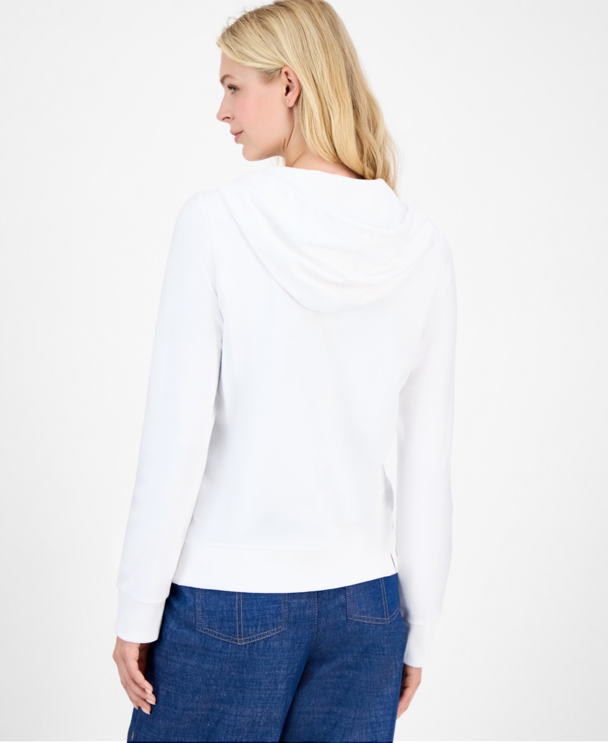 Женские Nautica Women's Solid Zip-Front Hoodie, Online Only — фото 3