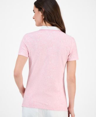 Nautica Women's Garden Paisley Polo Shirt