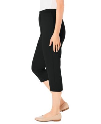 Plus Size The Hassle-Free Soft Knit Capri