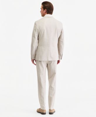 Men's Classic-Fit Tan Texture Suit Separates