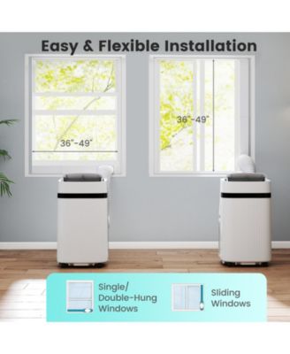 12000 BTU Portable Air Conditioner w/ Fan & Dehumidifier Sleep Mode 24H Timer