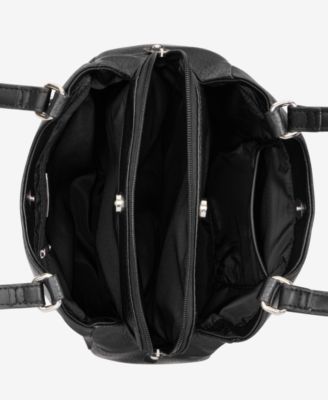 Pebbled 4-Poster Tote, Exclusively at Macy's