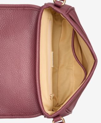 Pebble East West Small Flap Crossbody, Exclusively at Macy's 