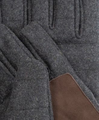 Men's Wool Channel Quilted Gloves