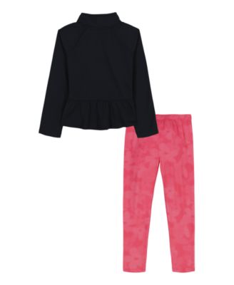 Toddler and Little Girls' Rival Flutter Jacket and Leggings, 2-Piece Set