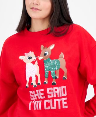 Juniors' She Said I'm Cute Fleece Sweatshirt