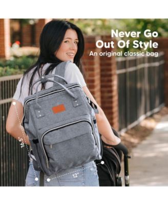 Original Diaper Bag Backpack, Multi-Functional Baby Diaper Bags with Changing Pad