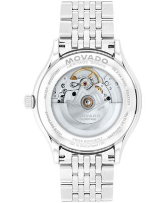 Men's Calendoplan Swiss Automatic Stainless Steel Watch, 40mm