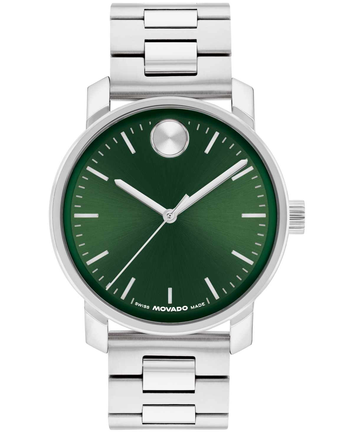 Movado Men's Bold Access Swiss Quartz Stainless Steel Watch, 41mm