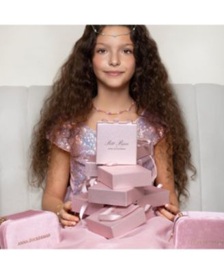 Petit Star of David Necklace in Green