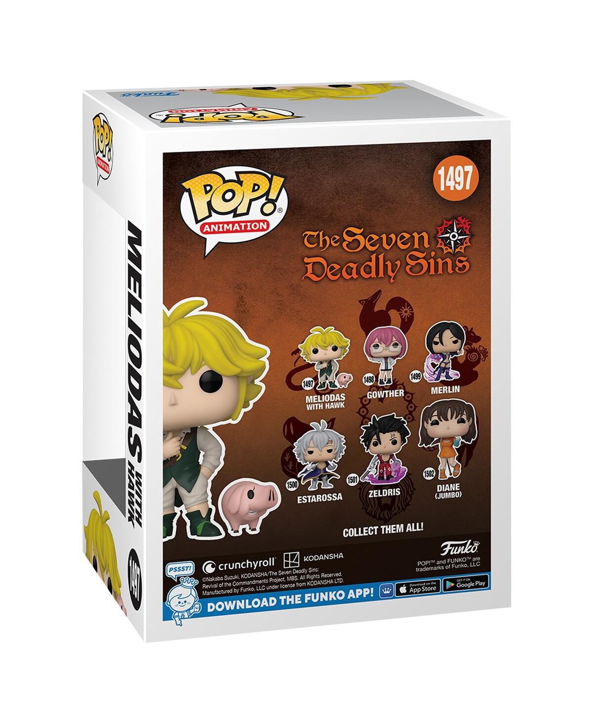 Funko Seven Deadly Sins Meliodas with Hawk Pop Figurine