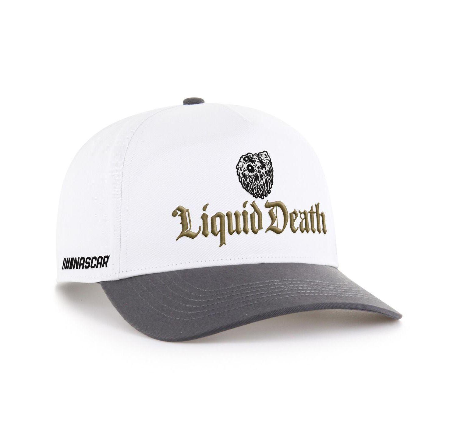 Men's White NASCAR Liquid Death Triple Hit Two-Tone Hitch Adjustable Hat