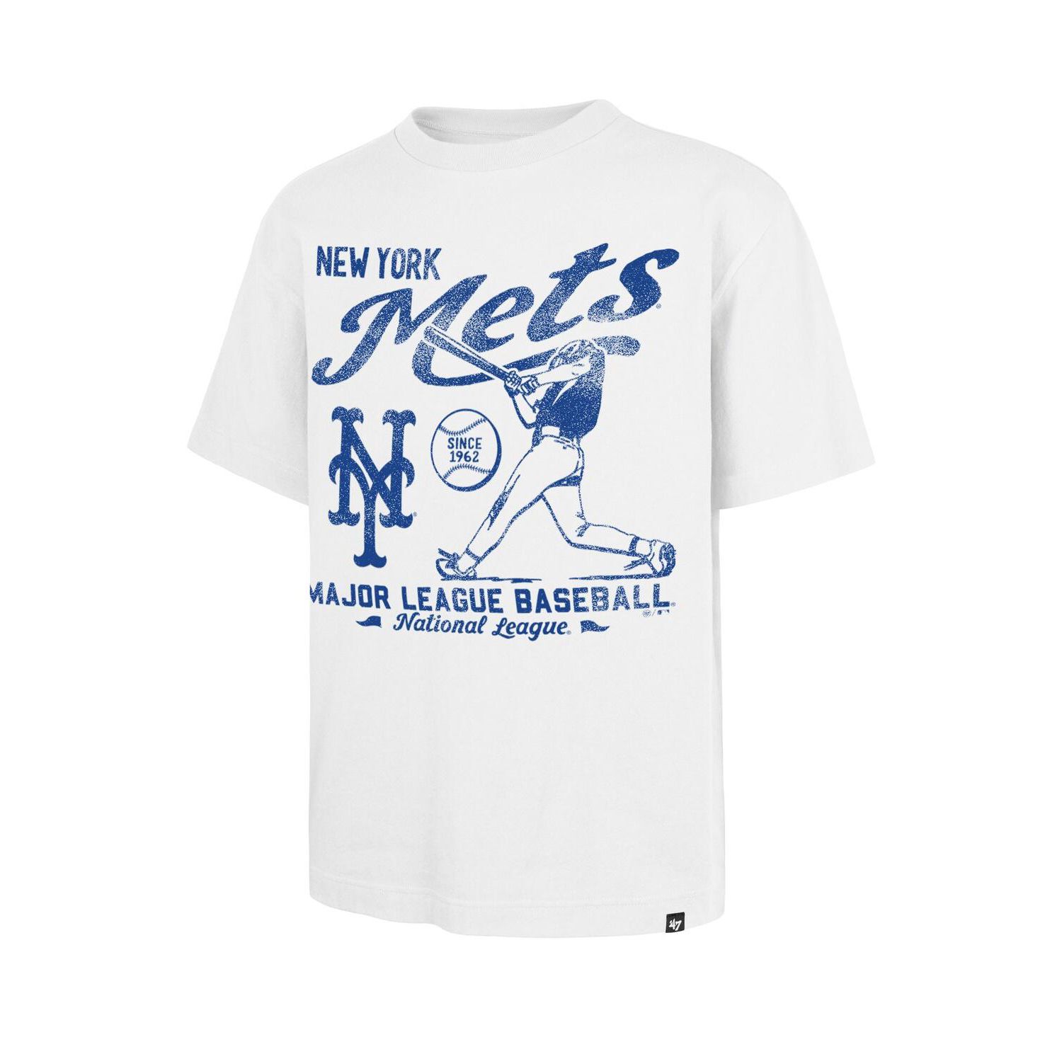 Men's White New York Mets Regional Batter Foundation T-Shirt