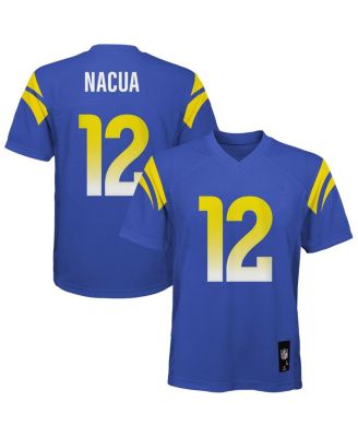 Outerstuff - Big Boys and Girls Puka Nacua Royal Los Angeles Rams Replica Player Jersey