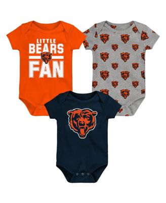 Outerstuff - Newborn Chicago Bears Little Tike 3-Piece Bodysuit Set
